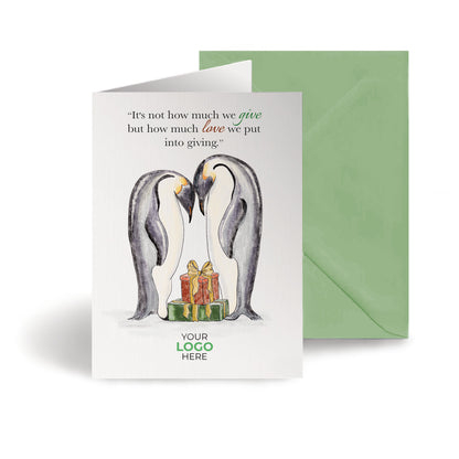 Penguins & Presents' Branded Christmas Cards image 0