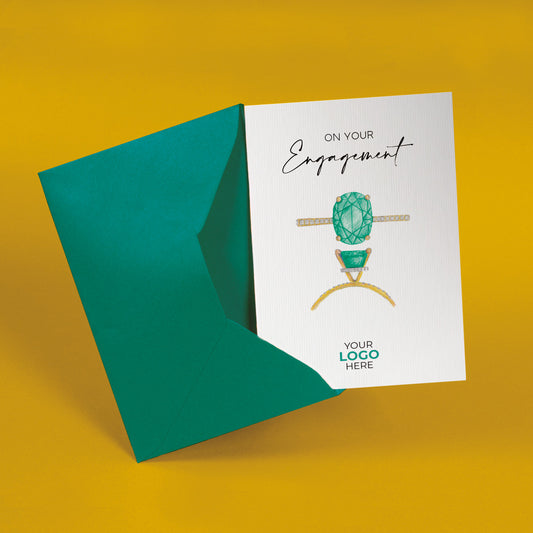 ‘Engagement Ring’ Wedding Cards image 1