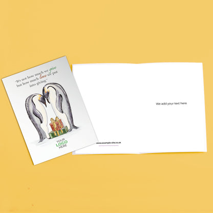 Penguins & Presents' Branded Christmas Cards image 3