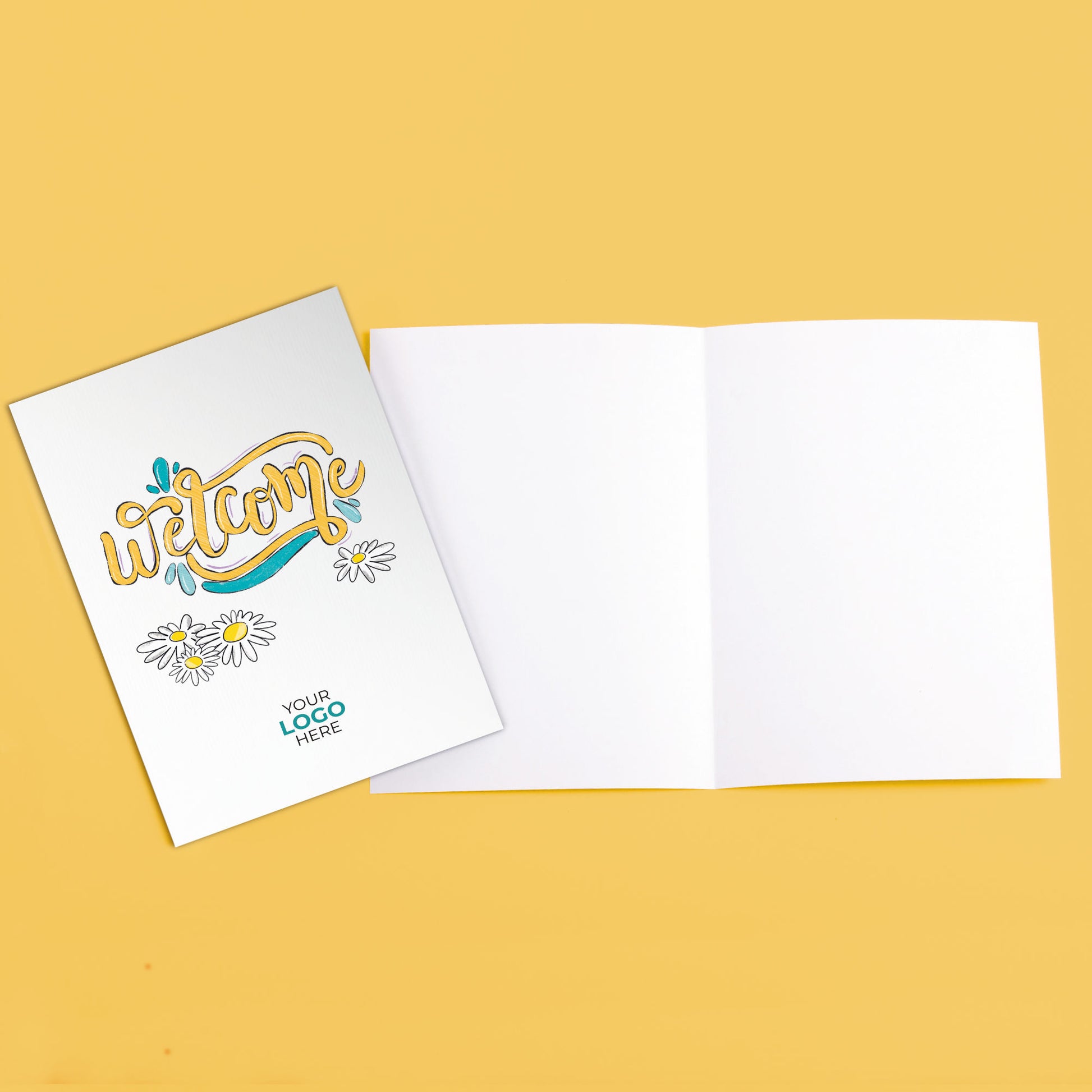 ‘Welcome Lettering' Business Welcome Cards image 3