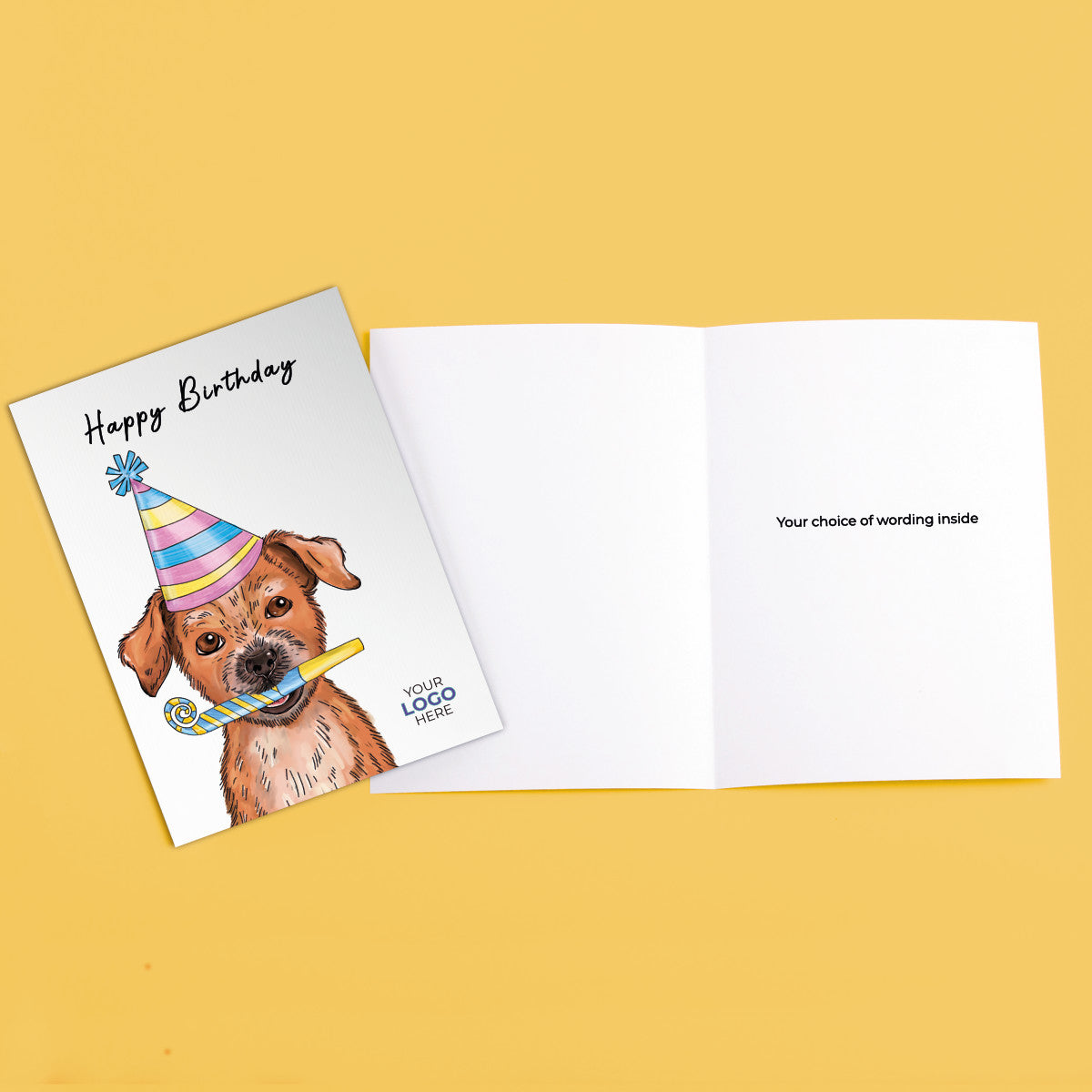 ‘Dog & Party Whistle' Business All About Dogs Cards image 3