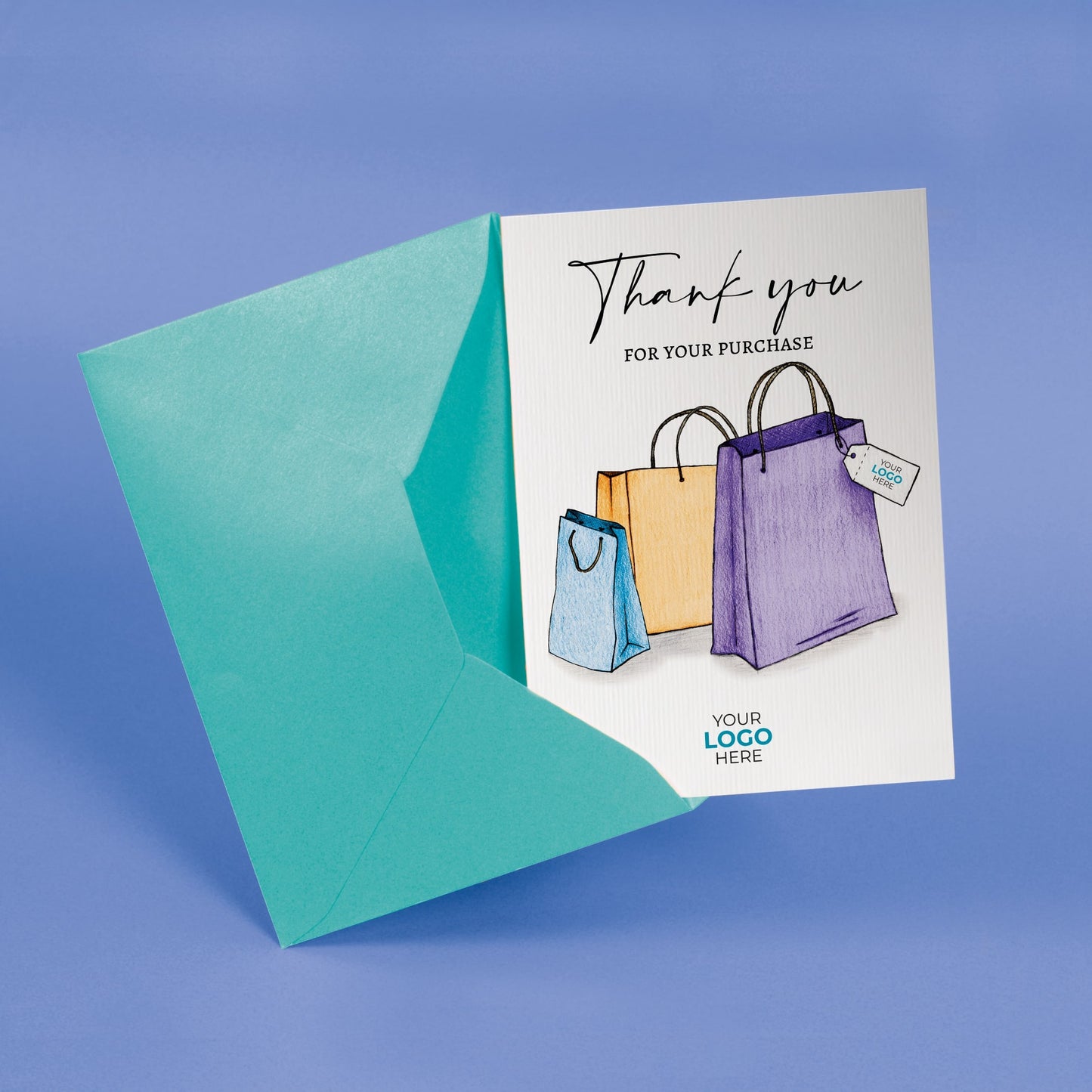 ‘Shopping Bags’ Business Thank You Cards image 2