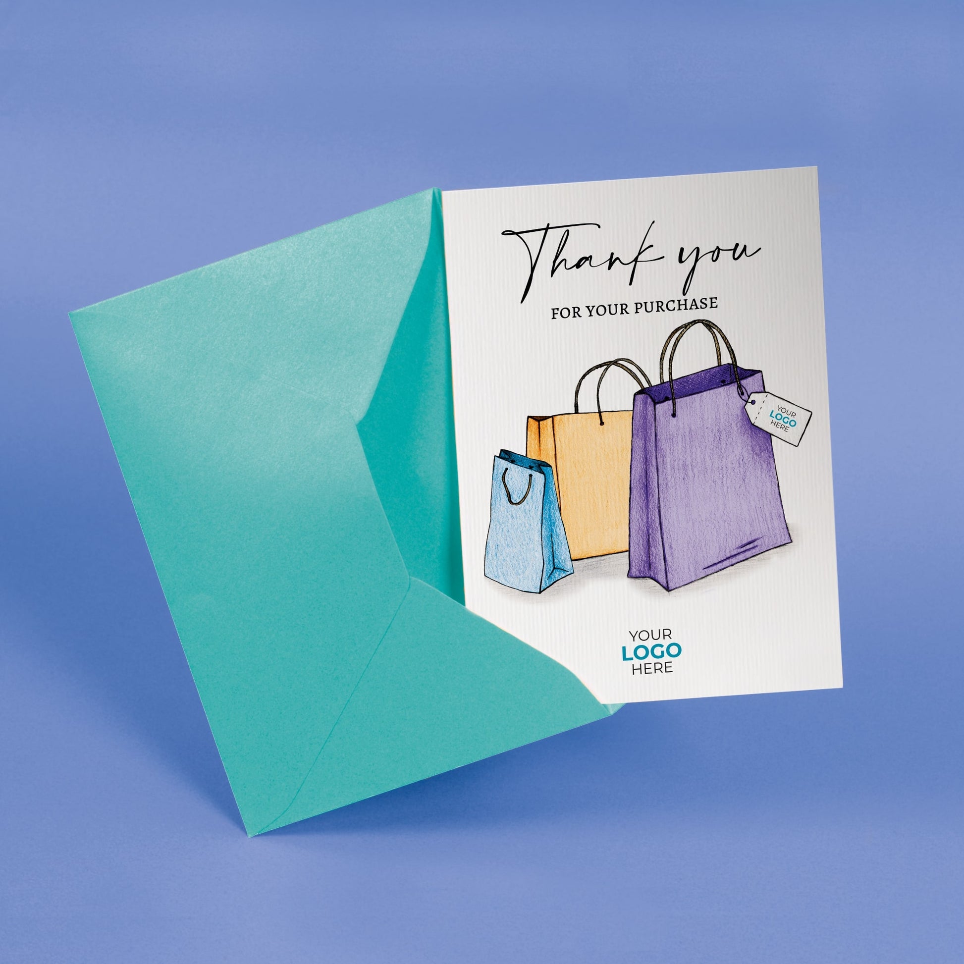 ‘Shopping Bags’ Business Thank You Cards image 2