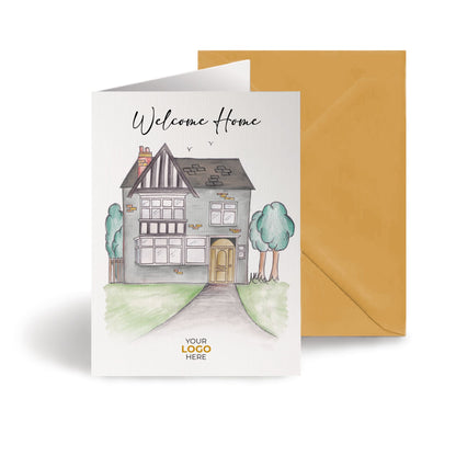 ‘Victorian Property’ Personalised Corporate Branded Property Greeting Cards image 0