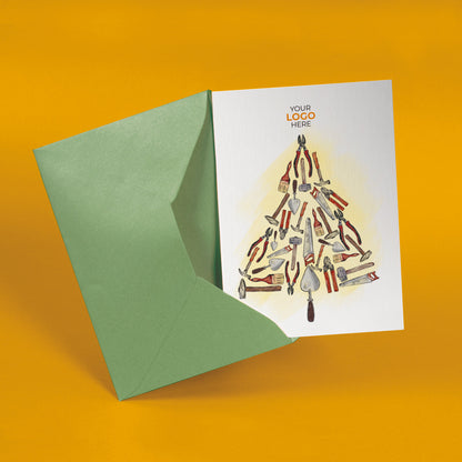 Construction Tree' Branded Christmas Cards image 2