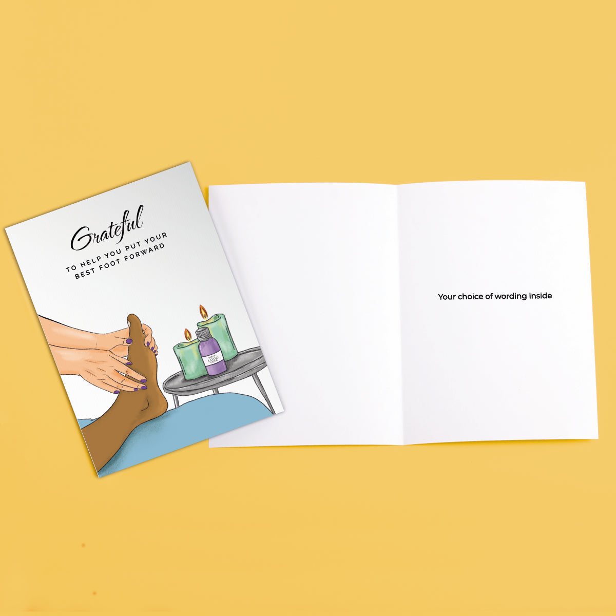 ‘Foot Massage’ Business Thank You Cards image 3