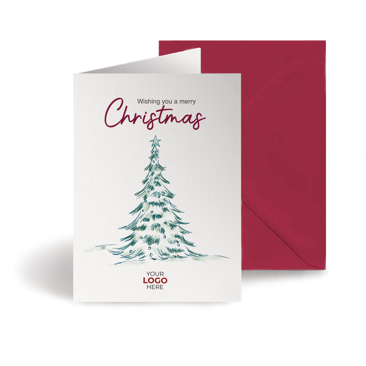 Christmas Tree' Branded Christmas Cards image 0