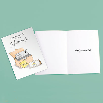‘Business Card Pack’ Personalised Corporate Branded New Job Greeting Cards image 3