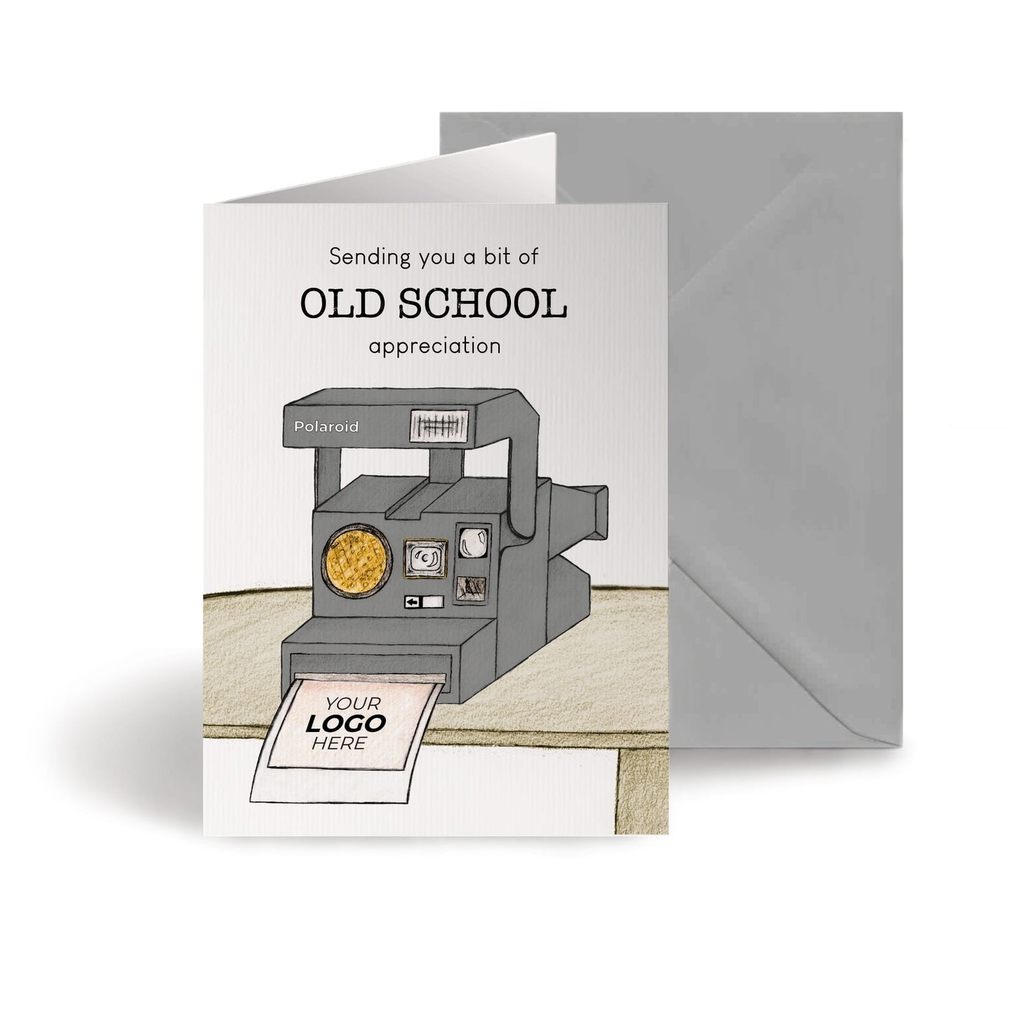 ‘Polaroid’ Personalised Corporate Branded Creative Industries Greeting Cards image 0