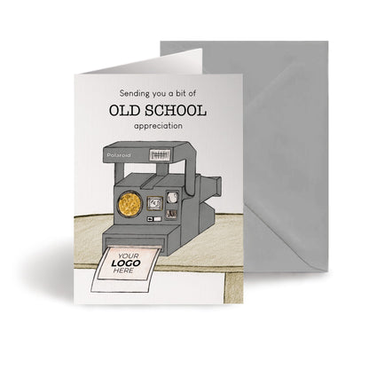 ‘Polaroid’ Personalised Corporate Branded Creative Industries Greeting Cards image 0