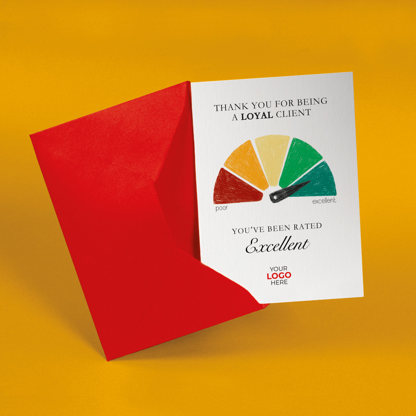 ‘Credit Score Factor’ Personalised Corporate Branded Financial Greeting Cards image 2