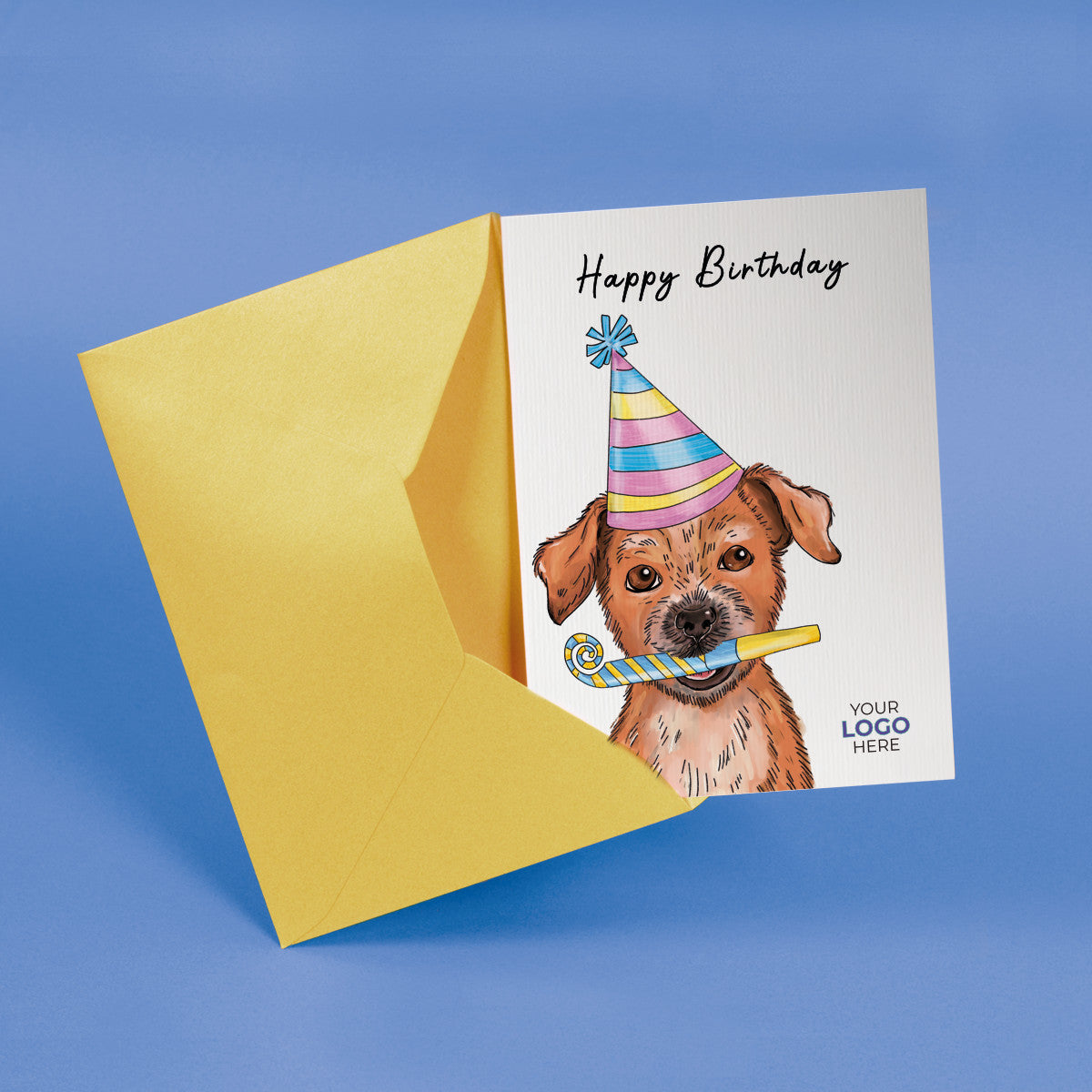 ‘Dog & Party Whistle' Business All About Dogs Cards image 1