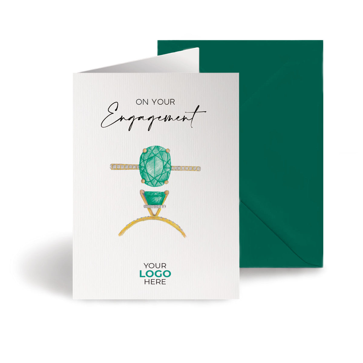 ‘Engagement Ring’ Wedding Cards image 0