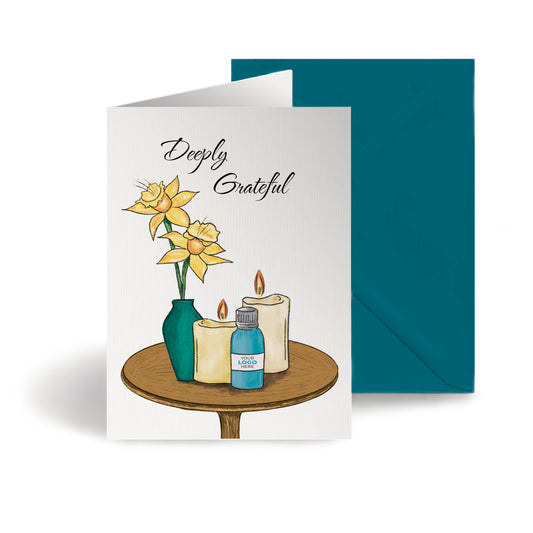 ‘Oils & Candles’ Business Thank You Cards image 0