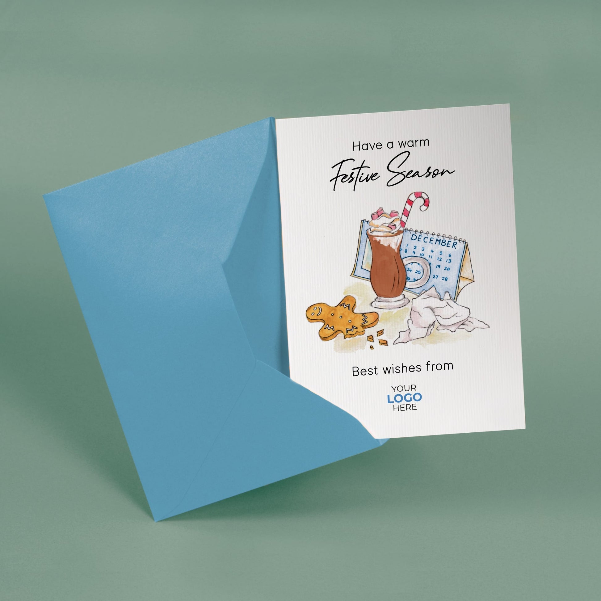 ‘Gingerbread Table’  Customised Corporate Christmas Cards image 3