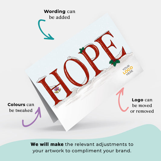 Hope - Version 2' Branded Christmas Cards image 1