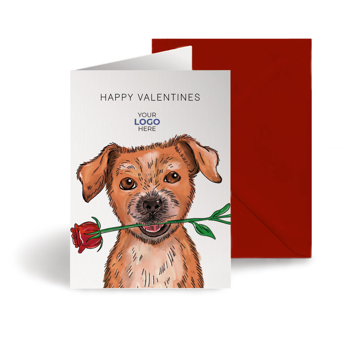 ‘Dog & Rose' Business All About Dogs Cards image 0