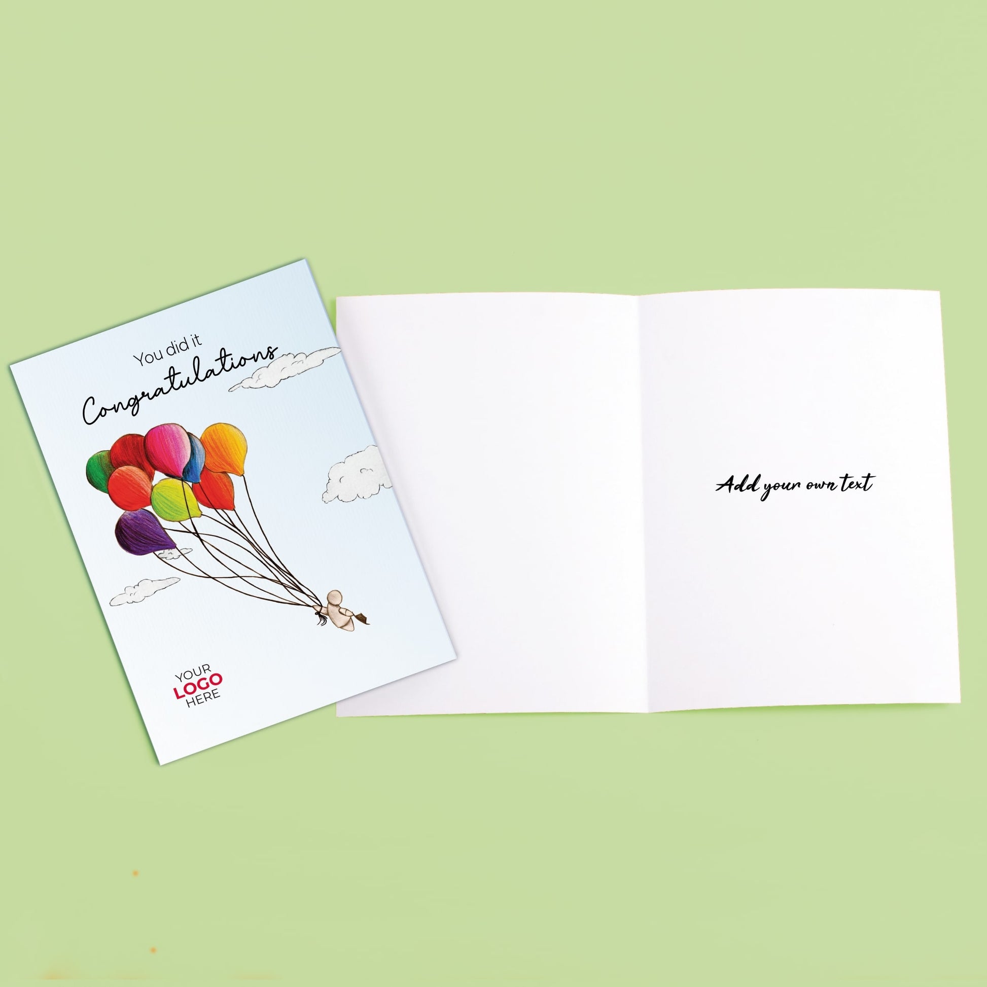 ‘Hats off Flying High’ Congratulations Company Greeting Cards image 3