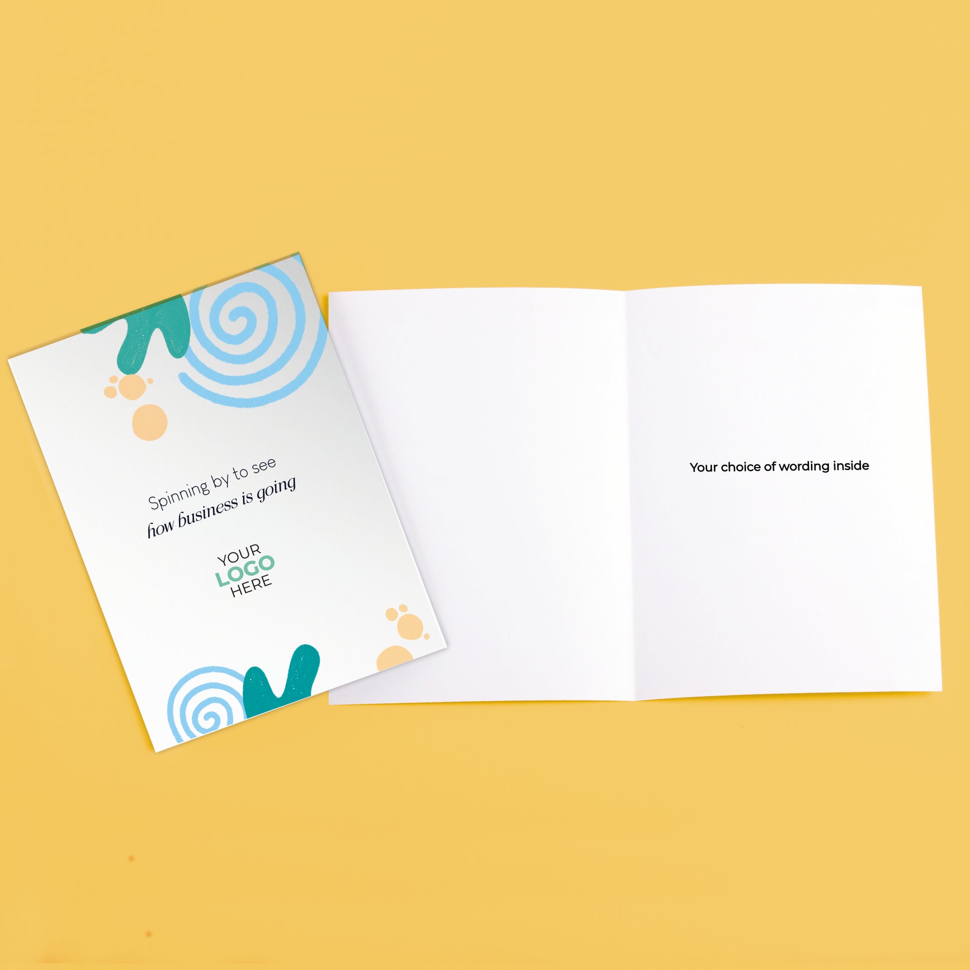 ‘Swirls & Shapes’ Business Checking in Cards image 3