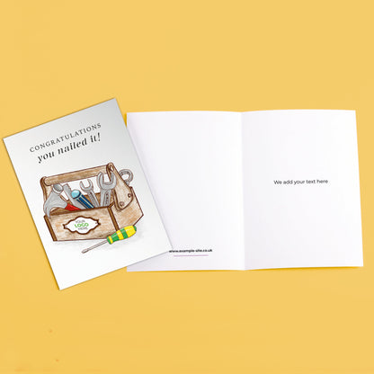 Toolbox’ Personalised Corporate Branded Trades People Greeting Cards image 3