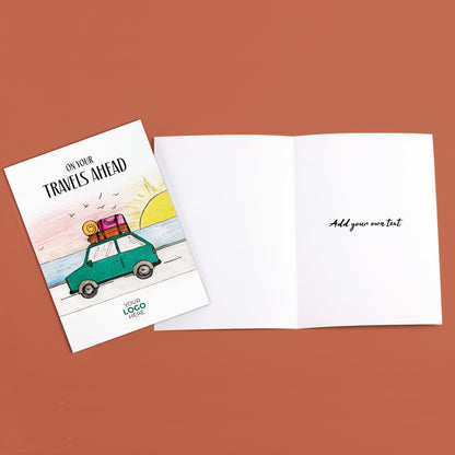 ‘Road Trip’ Personalised Corporate Branded Travel Greeting Cards image 3