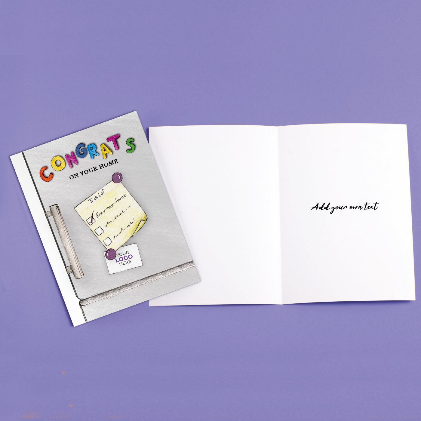 Fridge Magnets' Personalised Corporate Branded Property Greeting Cards image 3