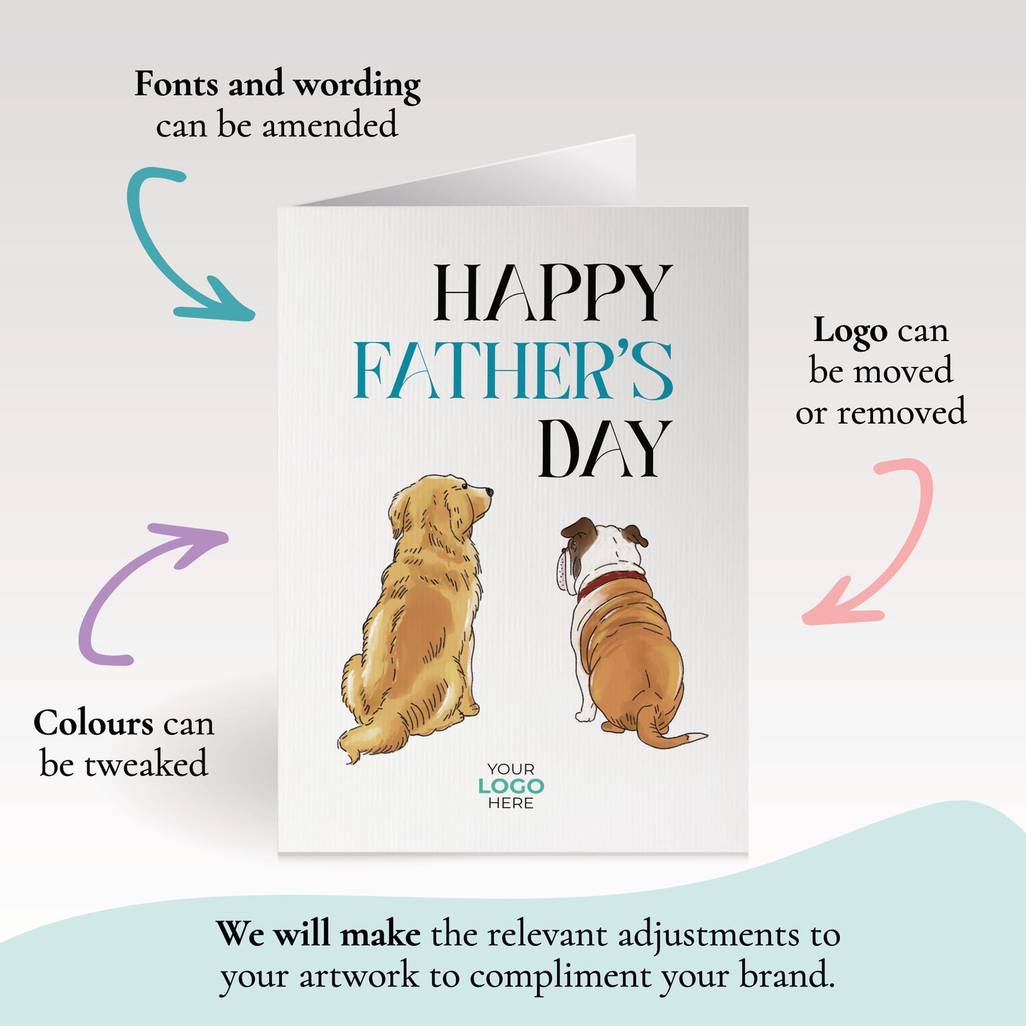 ‘Father's Day Dogs' Business All About Dogs Cards image 2
