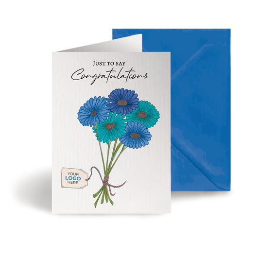 ‘Bunch of Flowers’ Congratulations Company Greeting Cards image 0