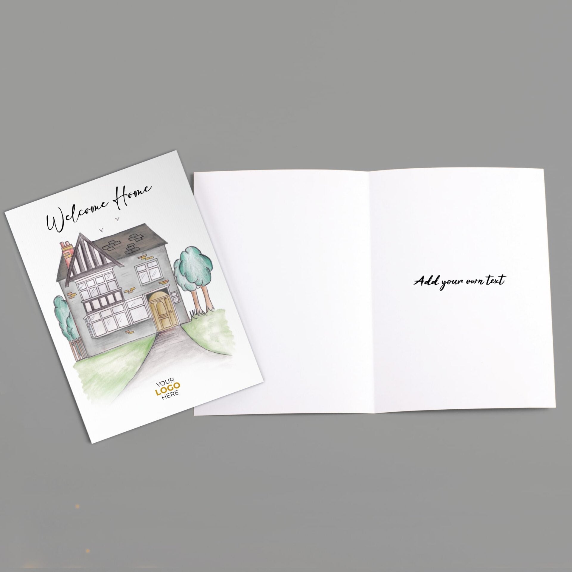 ‘Victorian Property’ Personalised Corporate Branded Property Greeting Cards image 3
