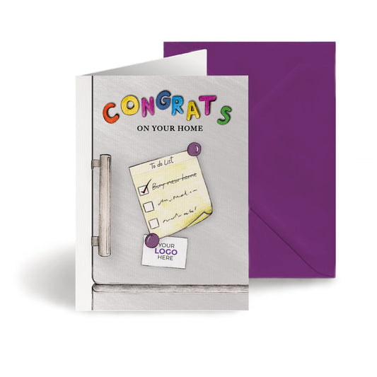 Fridge Magnets' Personalised Corporate Branded Property Greeting Cards image 0