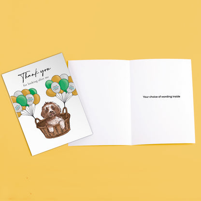 ‘Dog, Basket & Balloons’ Business All Things Dogs Cards image 3