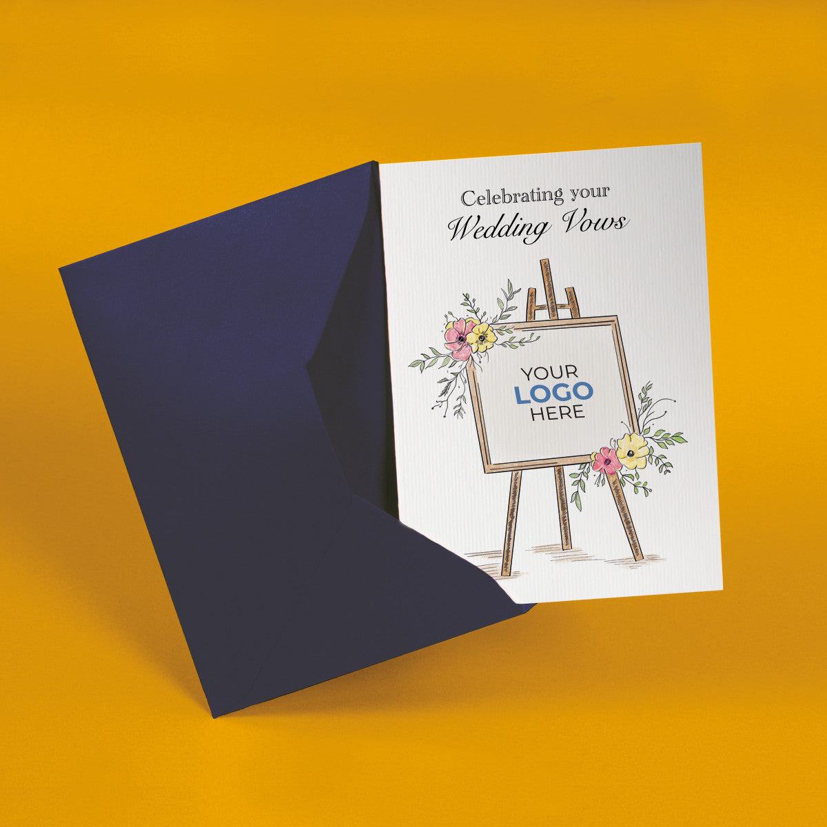 ‘Easel Sign’  Wedding Cards image 1