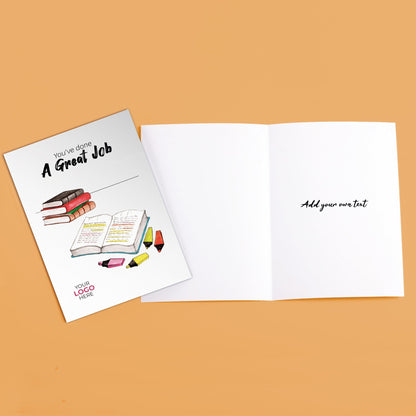 ‘Highlighter’ Personalised Corporate Branded Education Greeting Cards image 3