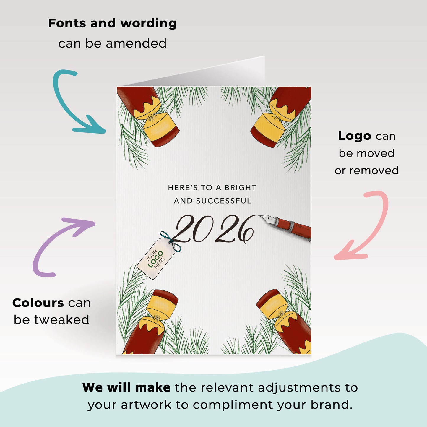 ‘Cracking Year' Business New Year Cards image 2