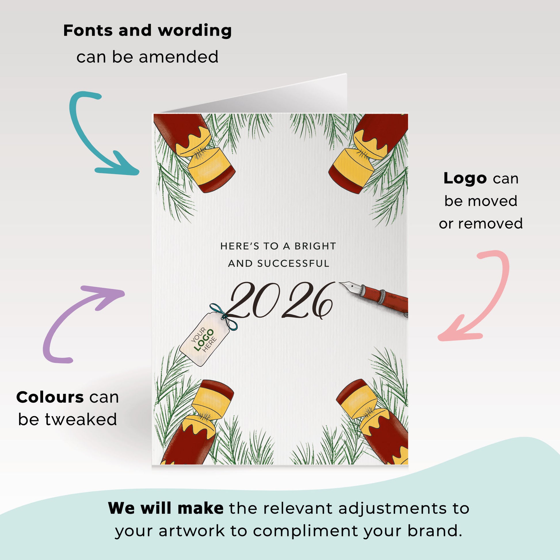 ‘Cracking Year' Business New Year Cards image 2