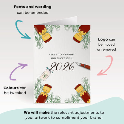 ‘Cracking Year' Business New Year Cards image 2