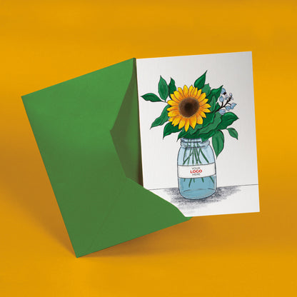 ‘Sunflower’ Business Open Cards image 1