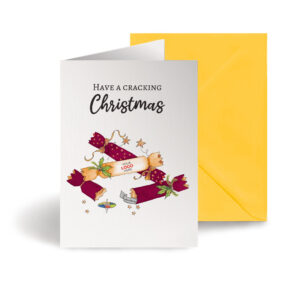 A christmas corporate greeting card featuring a festive message customisable with your company logo and brand colours.