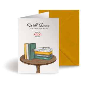 Corporate greeting card template 5x7 inches – professional and customisable card design for clients and employees